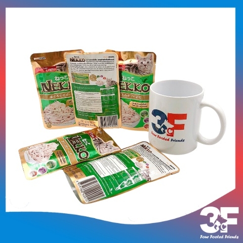 Hộp 12 Gói Pate Dạng Thạch Nekko Jelly Cho Mèo Trưởng Thành - Gói 70G