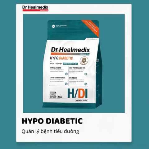 Thức ăn hạt cho chó (Adult) Dr.Healmedix - Bệnh tiểu đường