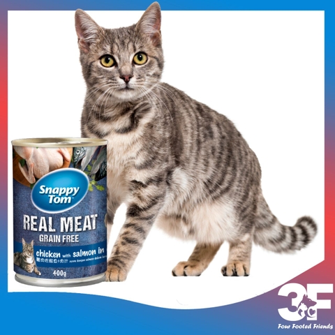 Pate cho mèo Snappy Tom - lon 400g |