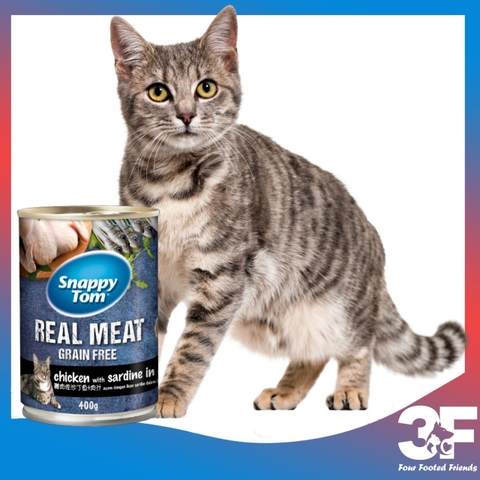 Pate cho mèo Snappy Tom - lon 400g |