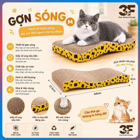 Phụ kiện cho mèo | Bàn Cào Móng Cho Mèo 5 Kiểu Dáng Đa Dạng