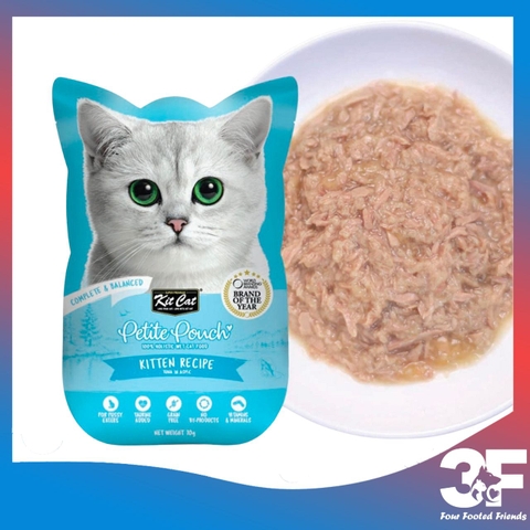 Pate Mèo Kit Cat Petite Pouch Gói 70g - Thức ăn ướt cho mèo kén ăn, dinh dưỡng, thơm ngon, nhiều hương vị, tiện lợi