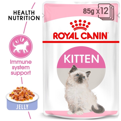 Pate Dành Cho Mèo Con Từ 2-12 Tháng Tuổi : Royal Canin Kitten - Gói 85G