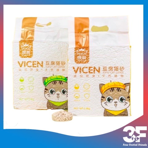 Cát vệ sinh cho mèo tofu Vicen -6l/2,4kg |