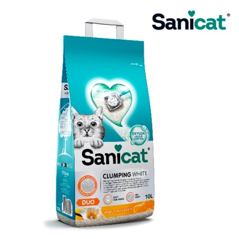 Cát Vệ Sinh Cho Mèo Sanicat 8-10L