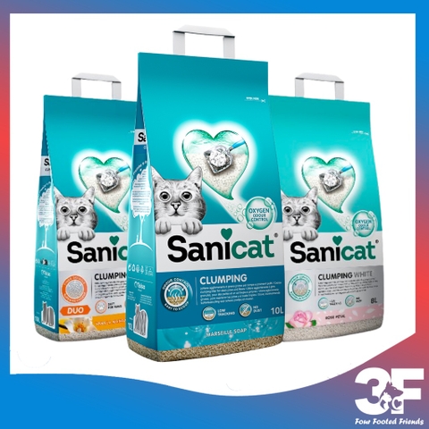 Cát Vệ Sinh Cho Mèo Sanicat 8-10L