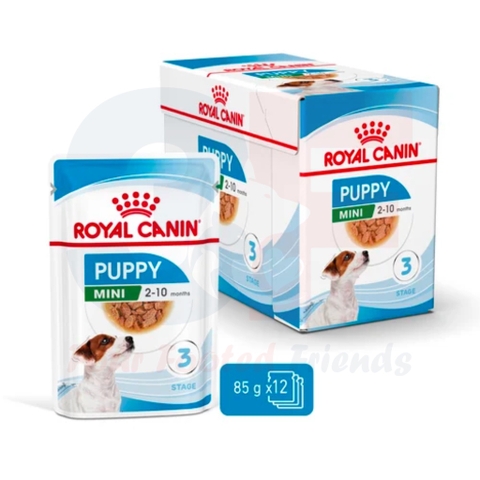 Pate Thức Ăn Ướt Dành Cho Chó Con Giống Nhỏ Royal Canin Mini Puppy Dạng Sốt - Gói 85gr