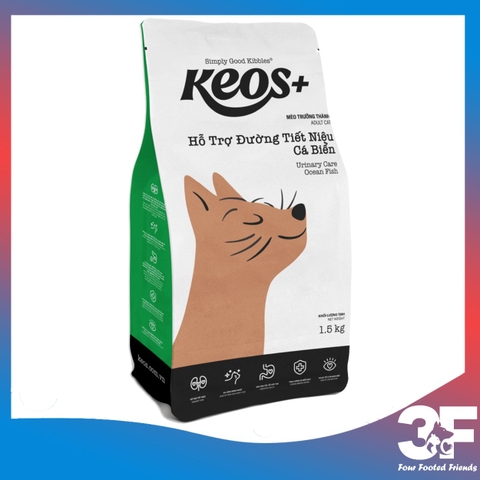 Thức Ăn Hạt Cho Mèo Mọi Lứa Tuổi Keos |