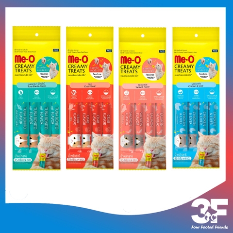 Súp Thưởng Me-o Creamy Treat Dành Cho Mèo Nhiều Vị Hộp 36 Que