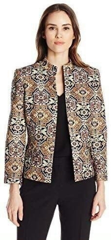 Áo khoác vest nữ thổ cẩm