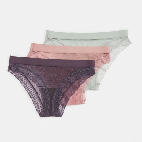 Set 3 quần lót ren Anko, hàng xuất xịn