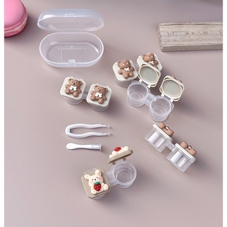 Khay Mini 3D Gấu Nhiều Mẫu - Case Đựng Lens