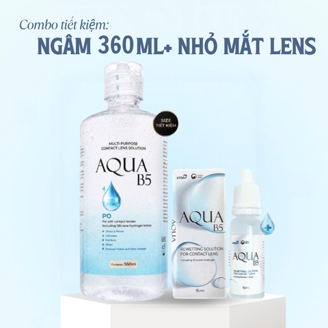 Combo Ngâm Aqua 360ml + Nhỏ Aqua 15ml