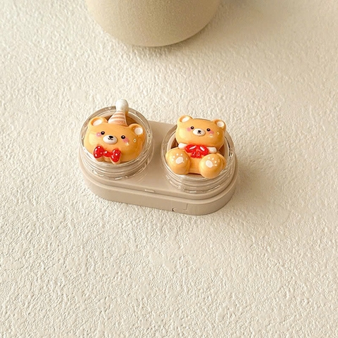 Khay Mini 3D Gấu Nâu _ Heo Hồng
