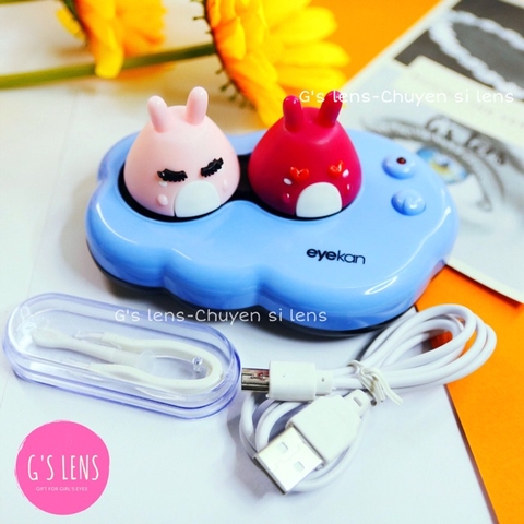 Máy rửa lens Pin + Cáp siêu tiện lợi