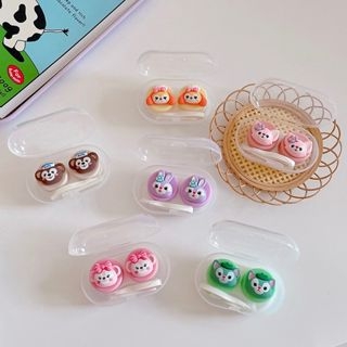 Khay Mini 3D Gấy Thỏ Cáo Xanh Cáo Hồng- Case Đựng Lens