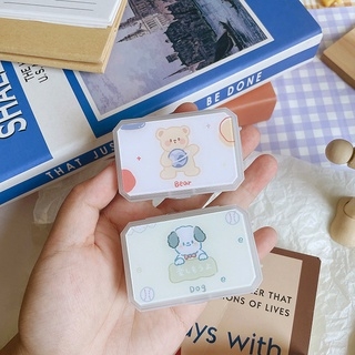 Khay Gương Mini Thú Xịn - Case Đựng Lens