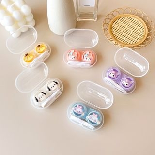 Khay Gương Mini 3D Cinnamaroll Kuromi Pastel 2- Case Đựng Lens