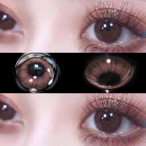Kính áp tròng 6 tháng CAROL CHOCO màu choco tự nhiên giãn tròng nhỏ GTRENDY - MC38