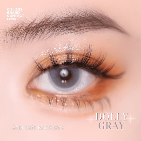 Kính áp tròng 6 tháng DOLLY GRAY màu xám sáng tây giãn tròng vừa GTRENDY - MC38