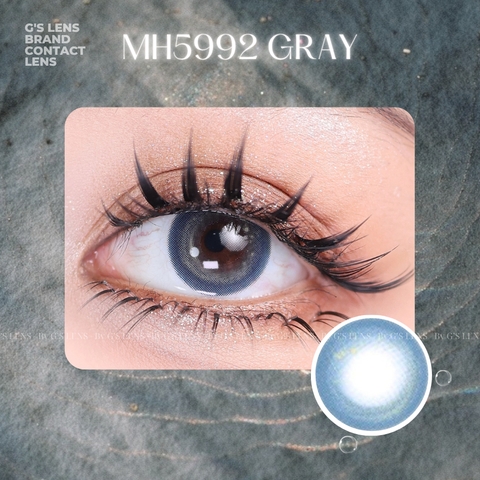 Kính áp tròng 6 tháng MH5992 GRAY màu xám xanh sáng tây giãn tròng nhỏ GTRENDY - MC38