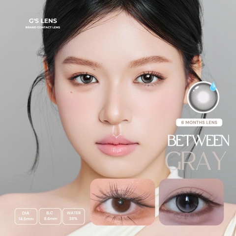 Kính áp tròng 6 tháng BETWEEN GRAY màu xám tự nhiên giãn tròng nhỏ GTRENDY - MCK1