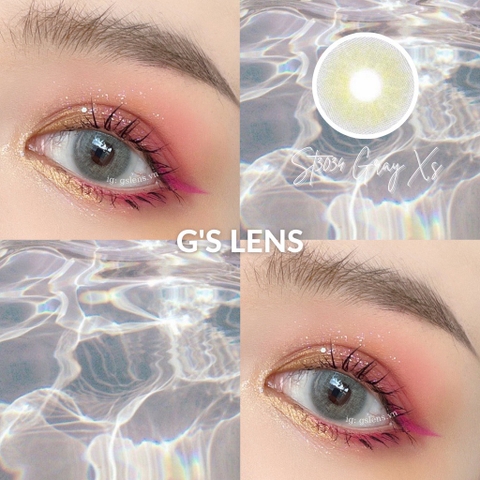 Kính áp tròng 6 tháng ST3034 GRAY màu xám sáng tây không giãn tròng GTRENDY - MC38