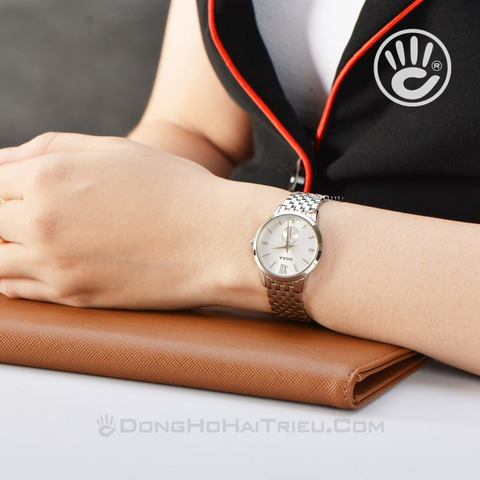 DOXA EXECUTIVE SLIM D156SSV – NỮ – QUARTZ (PIN) – MẶT SỐ 29MM, KÍNH SAPPHIRE, CHỐNG NƯỚC 3ATM