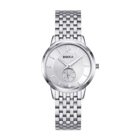 DOXA EXECUTIVE SLIM D156SSV – NỮ – QUARTZ (PIN) – MẶT SỐ 29MM, KÍNH SAPPHIRE, CHỐNG NƯỚC 3ATM