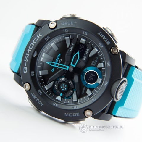 G-SHOCK GA-2000-1A2DR – NAM – KÍNH CỨNG – QUARTZ (PIN) – MẶT SỐ 51.2MM, BỘ BẤM GIỜ, CHỐNG NƯỚC 20ATM