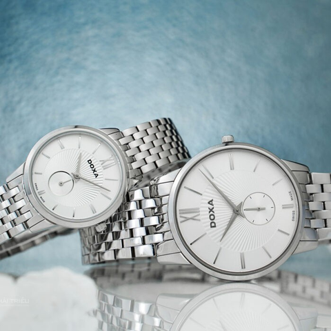 DOXA EXECUTIVE SLIM D156SSV – NỮ – QUARTZ (PIN) – MẶT SỐ 29MM, KÍNH SAPPHIRE, CHỐNG NƯỚC 3ATM