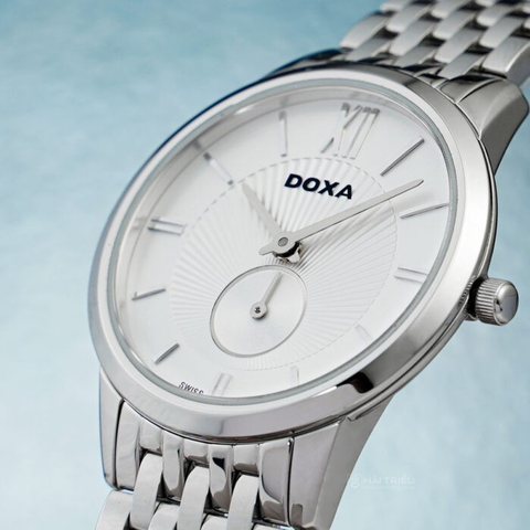 DOXA EXECUTIVE SLIM D156SSV – NỮ – QUARTZ (PIN) – MẶT SỐ 29MM, KÍNH SAPPHIRE, CHỐNG NƯỚC 3ATM
