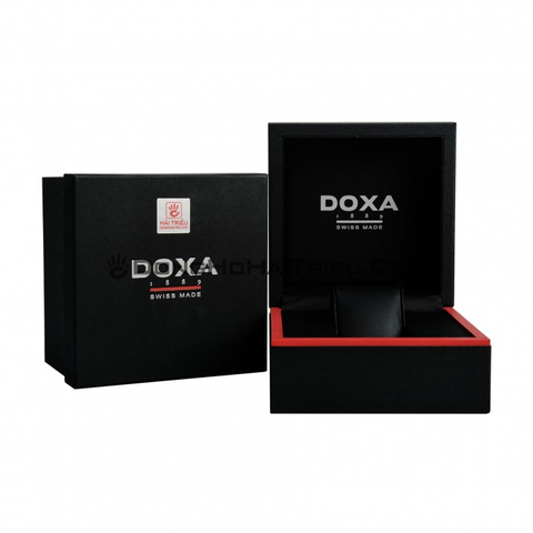 DOXA CALEX D124RBKW – NAM – KÍNH SAPPHIRE – AUTOMATIC (TỰ ĐỘNG) – MẶT SỐ 41MM, TRỮ CÓT 41 GIỜ, CHỐNG NƯỚC 3ATM