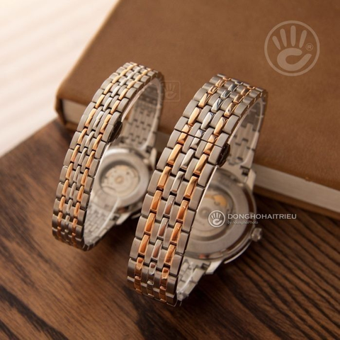 DOXA EXECUTIVE D221RSV – NỮ – KÍNH SAPPHIRE – AUTOMATIC (TỰ ĐỘNG) – MẶT SỐ 31 MM, ĐÍNH 14 VIÊN KIM CƯƠNG, TRỮ CÓT 38 GIỜ