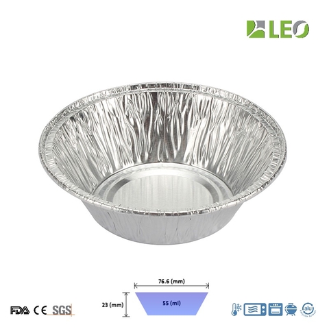 Khay nhôm tròn 55ml (GIÁ SỈ)