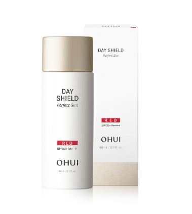 Kem chống nắng OHUI Day Shield Perfect Sun Red cho da dễ ửng đỏ