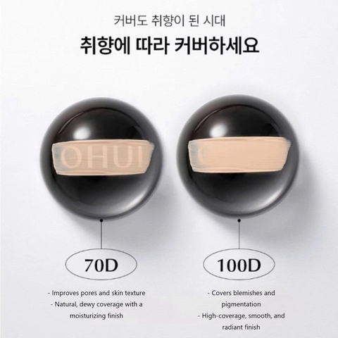 Bộ phấn Nước Kiềm Dầu Ohui Ultimate Cover Denier Cushion