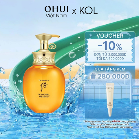 [KOL x OHUI] Sữa tắm thảo dược Đông y Whoo Spa Oil Shower