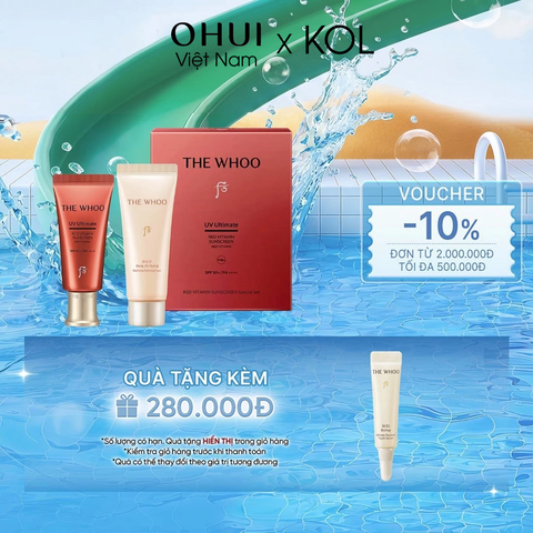 [KOL x OHUI] Kem Chống Nắng Whoo Đỏ UV Ultimate Red Vitamin Sunscreen SE 25ml