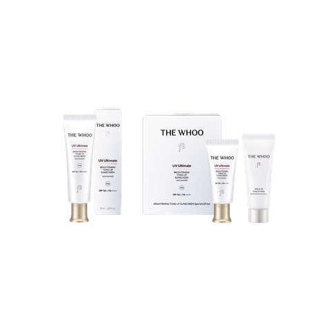 [KOL x OHUI] Bộ Kem Chống Nắng Nâng Tone Whoo UV Ultimate Ultimate Brightening
