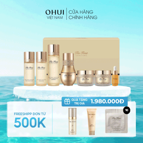 Bộ dưỡng da tái sinh chống lão hóa Ohui The First Mini 7 pcs Bản Mới