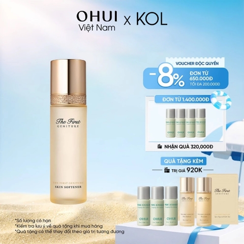 Nước cân bằng chống lão hóa da tái sinh da OHUI The First Geniture Skin Softener