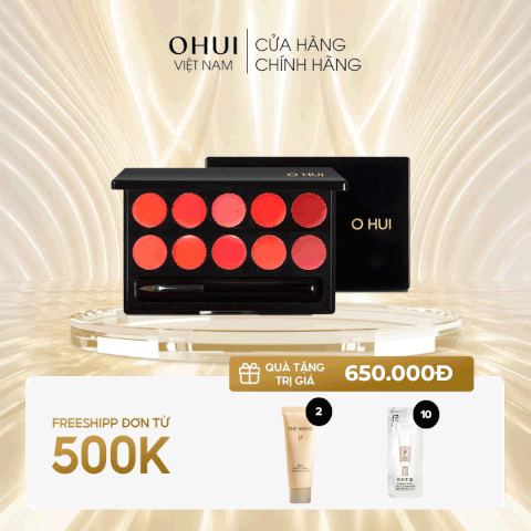 Bảng Son 10 Màu Ohui Rouge Real Palette