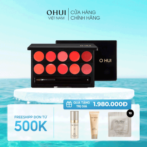 Bảng Son 10 Màu Ohui Rouge Real Palette