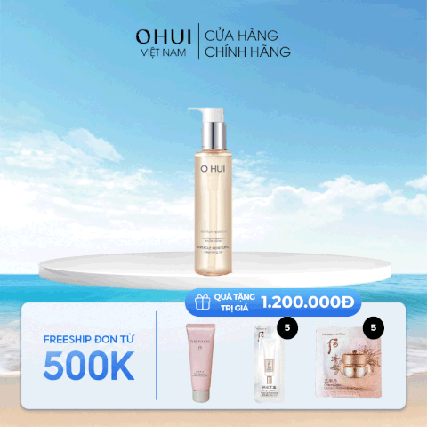 Dầu tẩy trang giàu ẩm OHUI Miracle Moisture Cleansing Oil