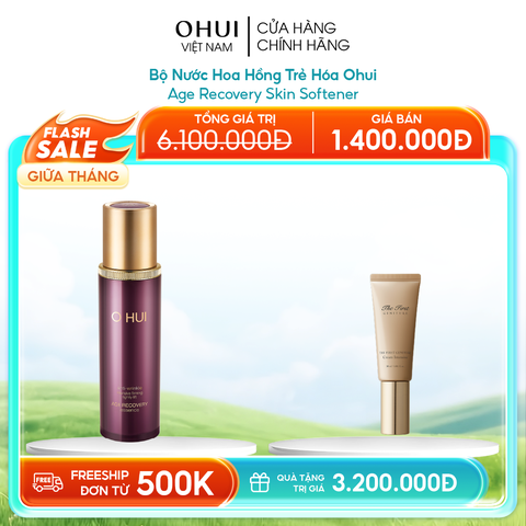 Bộ Nước Hoa Hồng Trẻ Hóa Ohui Age Recovery Skin Softener