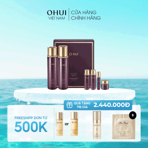 Bộ Sản Phẩm Dưỡng Da Trẻ Hóa Ohui Age Recovery Special Set 2pcs
