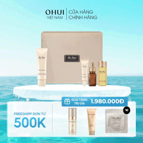 Bộ kem chống nắng dịu da và trẻ hóa Ohui The First Vitamin UV Defense
