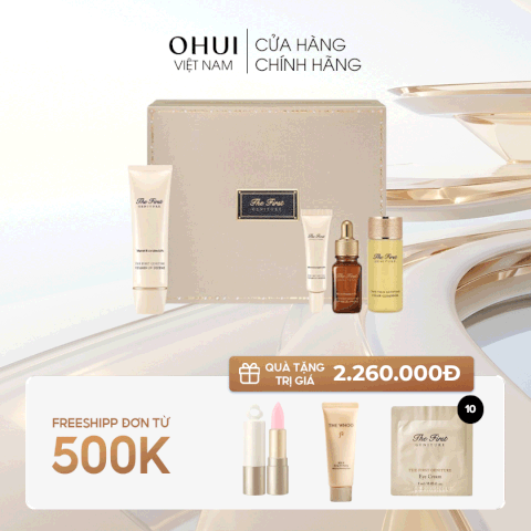 Bộ kem chống nắng dịu da và trẻ hóa Ohui The First Vitamin UV Defense