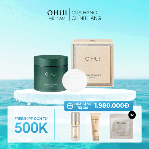 Bông Dưỡng Da Ohui Prime Advancer Skin Pad Trẻ Hóa Toàn Diện